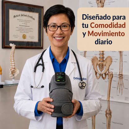 Masajeador de rodilla con terapia de calor